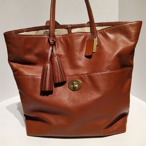 Coach Leather Tote Handbag
